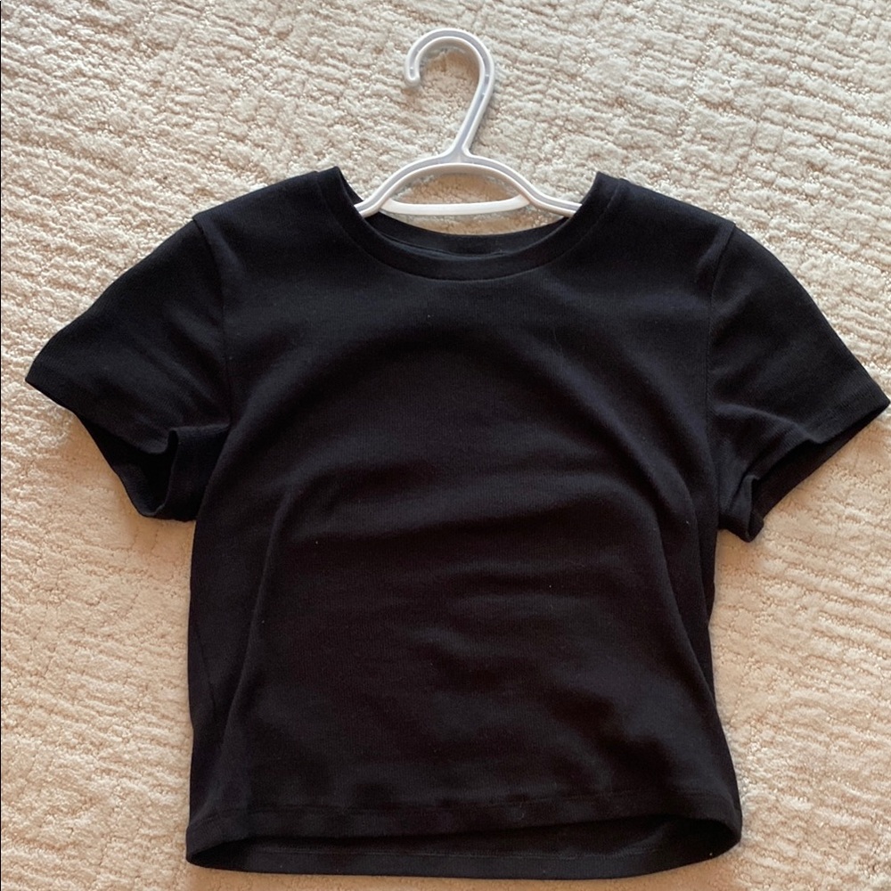 ARITZIA Homestretch Crew Rib Waist T-Shirt
